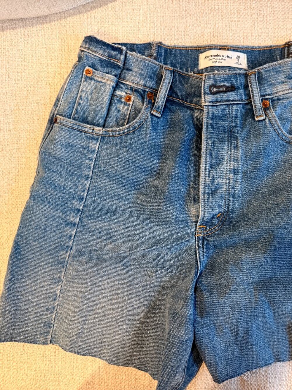 Abercrombie & Fitch Shorts Womens28 Dad Short High Rise